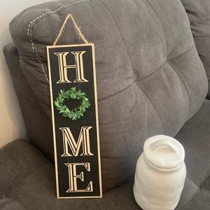 Sign for inside of home and kitchen storage